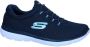 Skechers Summits dames sneakers blauw Extra comfort Memory Foam - Thumbnail 1