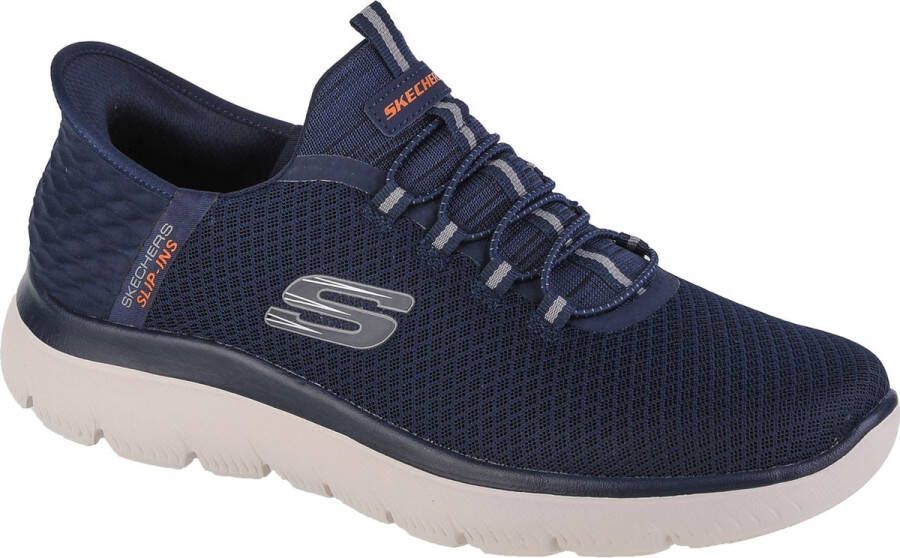 Skechers Summits High Range 232457-NVY. Mannen. Marineblauw. Sneakers