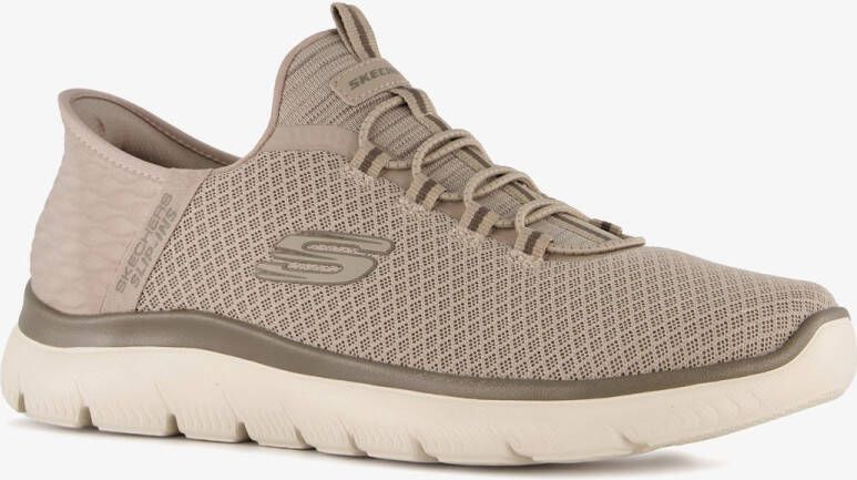 Skechers Slip-ins heren sneakers beige Extra comfort Memory Foam