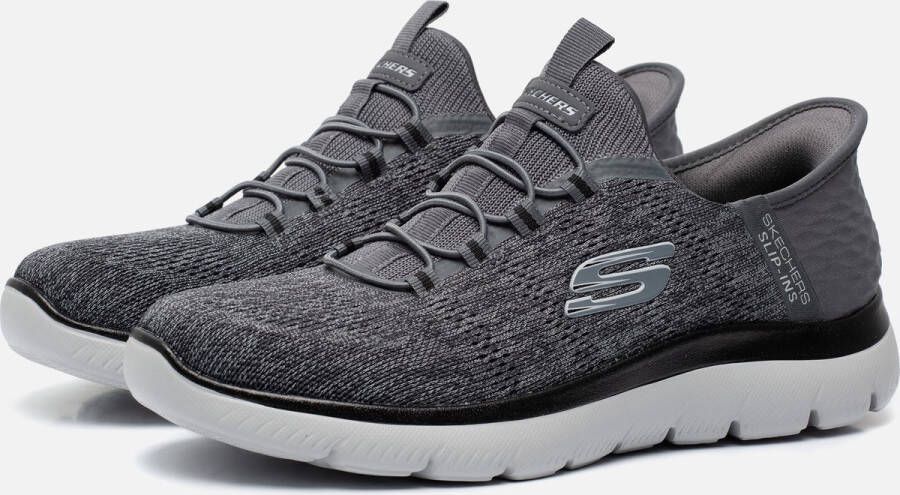 Skechers Slip-ins: Summits Key Pace heren sneakers grijs Extra comfort Memory Foam