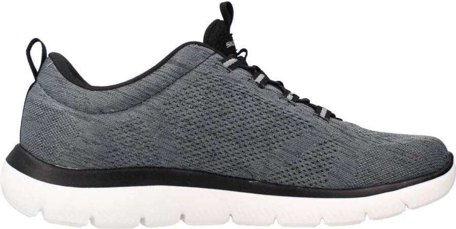 Skechers Slip-on sneakers Summits Vrijetijdsschoen slipper comfortschoen met elastische bungee-veters