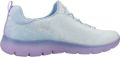 Skechers Slip-on sneakers Summits trainingsschoen sneaker instapper lage schoen met bungee-sluiting - Blauw