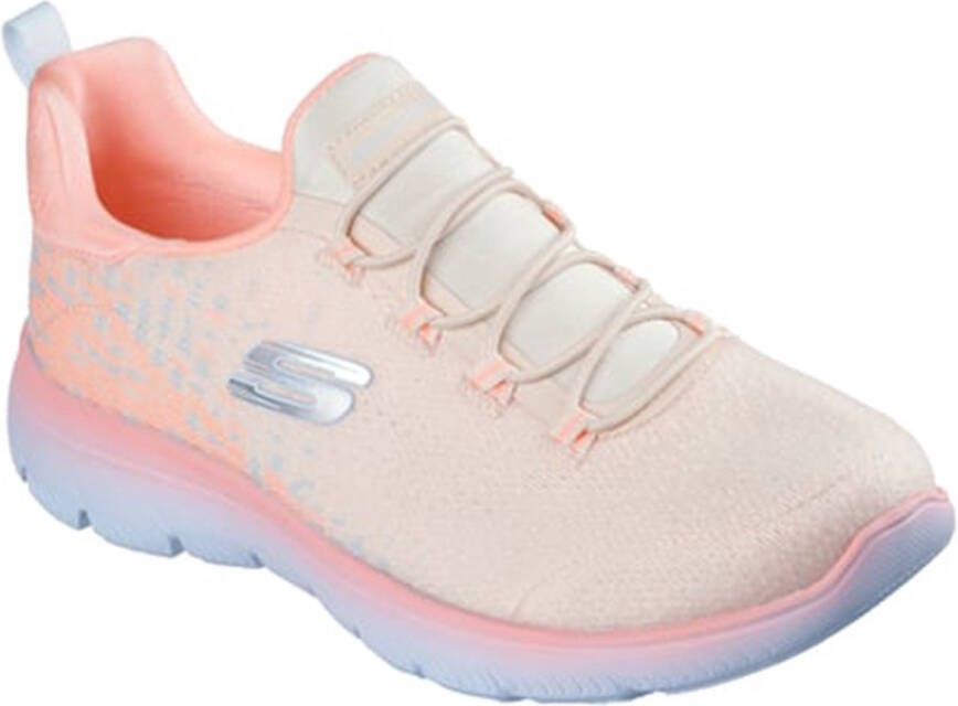 Skechers Slip-on sneakers Summits trainingsschoen sneaker instapper lage schoen met bungee-sluiting