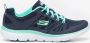 Skechers Summits New World dames sneakers Blauw - Thumbnail 1