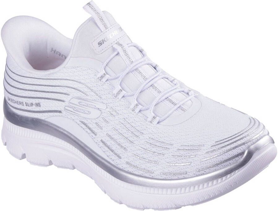 Skechers Slip-on sneakers SUMMITS PLUS-SOFT LUSTER Vrijetijdsschoen instapschoen in vegan uitvoering