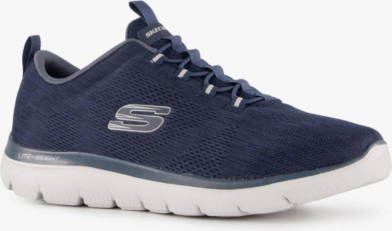 Skechers Slip-on sneakers Summits Vrijetijdsschoen slipper comfortschoen met elastiek om in te stappen
