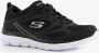 Skechers Summits-Suited dames sportschoenen Zwart Maat Extra comfort Memory Foam36 - Thumbnail 1