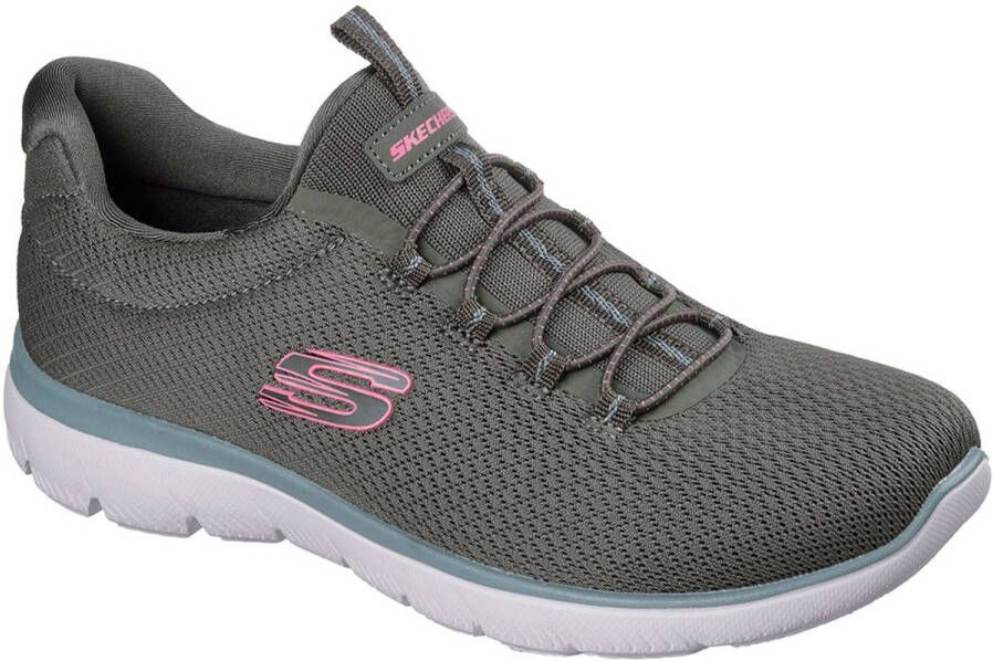 Skechers Slip-on sneakers SUMMITS-SUMMER BLUSH Werkschoen vrijetijdsschoen slipper met Memory Foam