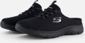 Skechers Sabots SUMMITS SWIFT STEP Zomerschoen slippers instapschoen in vegan uitvoering - Zwart