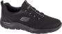 Skechers Summits Tallo 232832-BBK Mannen Zwart Sneakers - Thumbnail 1