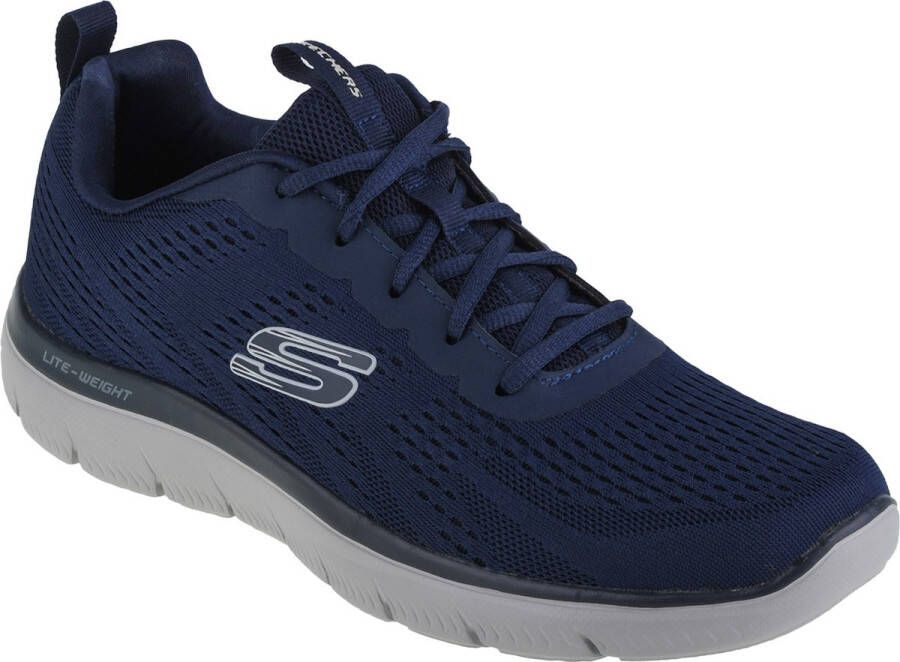 Skechers Summits-Torre 232395-NVGY Mannen Marineblauw Sneakers