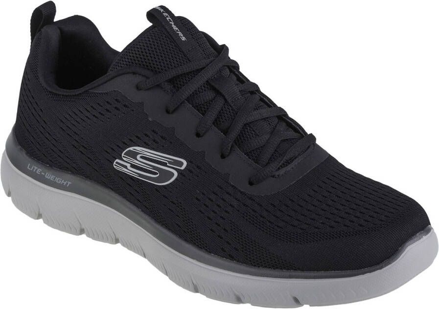 Skechers Summits-Torre Mannen Zwart Sneakers