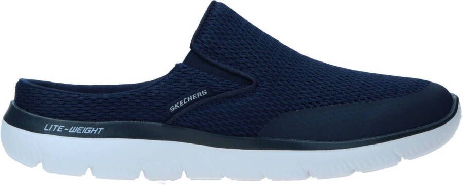 Skechers Summits Vindicator heren instappers Blauw Extra comfort Memory Foam