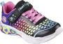 Skechers Sweetheart Lights Lovely Colo 302312L BKMT Zwart Roze 28 - Thumbnail 1