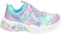 Skechers Sweetheart Lights Meisjes Sneakers Lavender Multi - Thumbnail 6