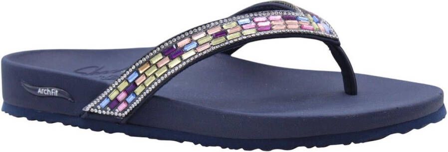 Skechers Teenslipper Blauw