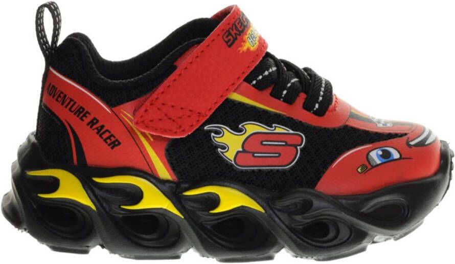 Skechers Thermo Flash Wheel Buddies Schoenen Zonder Veters Rood Jongens