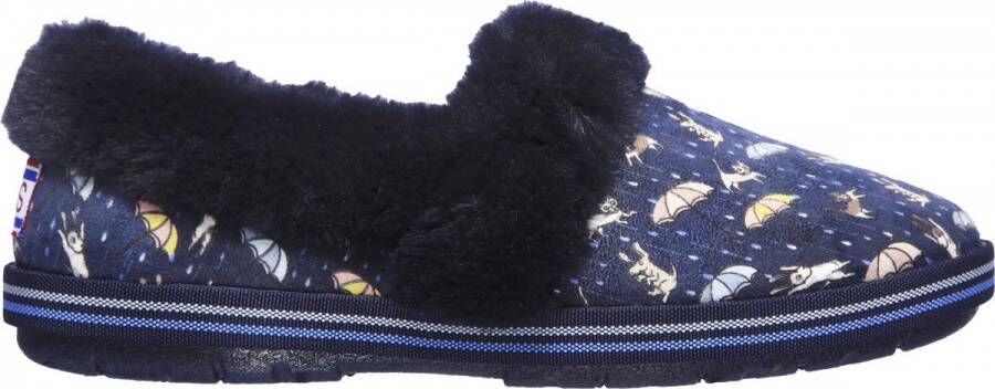 Skechers Pantoffels TOO COZY MOVIE NIGHT Huisschoen met grappige honden- en kattenprint