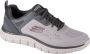 Skechers Track-Broader 232698-GYCC Mannen Grijs Sneakers Sportschoenen - Thumbnail 1