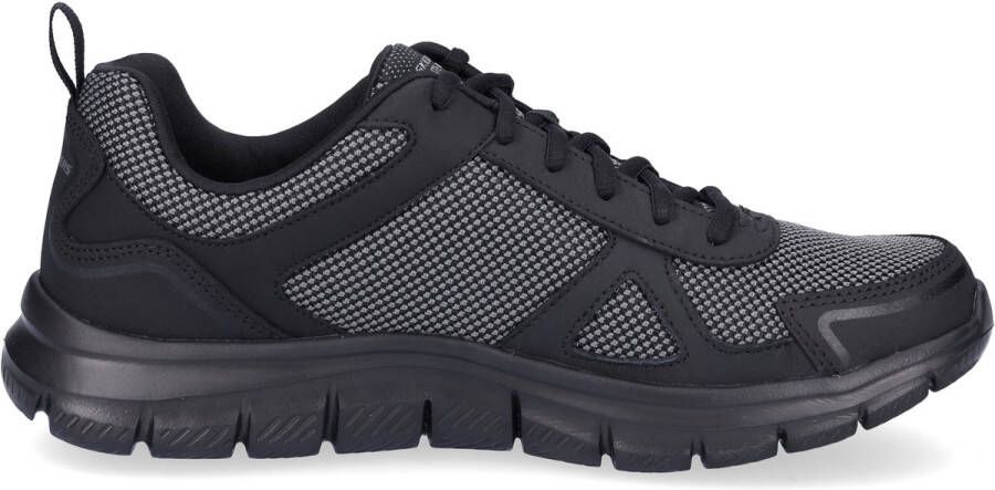 Skechers Track Bucolo 52630-BBK Mannen Zwart Trainingschoenen Sportschoenen