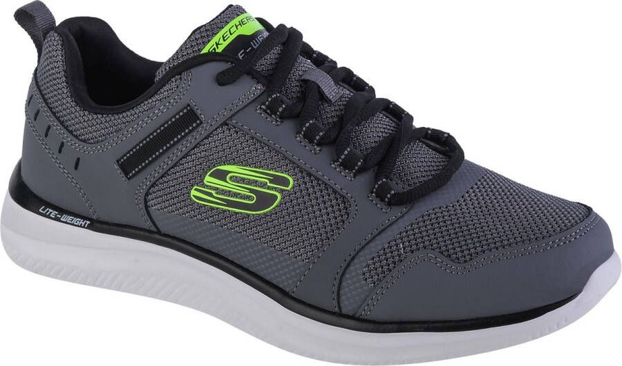 Skechers Track-Knockhill 232001-CCBK Mannen Grijs Sneakers