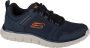Skechers Track-Knockhill 232001-NVOR Mannen Marineblauw Trainingschoenen Sportschoenen - Thumbnail 1