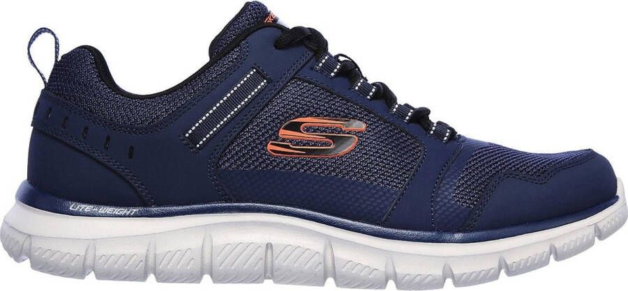 Skechers Track Knockhill heren sneakers Blauw