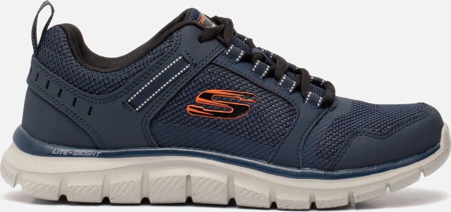 Skechers Sneakers TRACK-KNOCKHILL met gepolsterde binnenzool vrijetijdsschoen lage schoen veterschoen