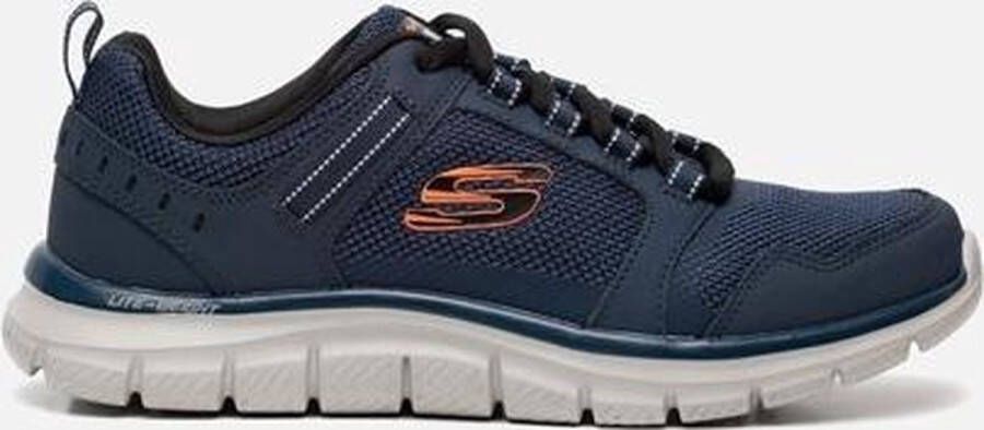 Skechers Sneakers TRACK-KNOCKHILL met gepolsterde binnenzool vrijetijdsschoen lage schoen veterschoen