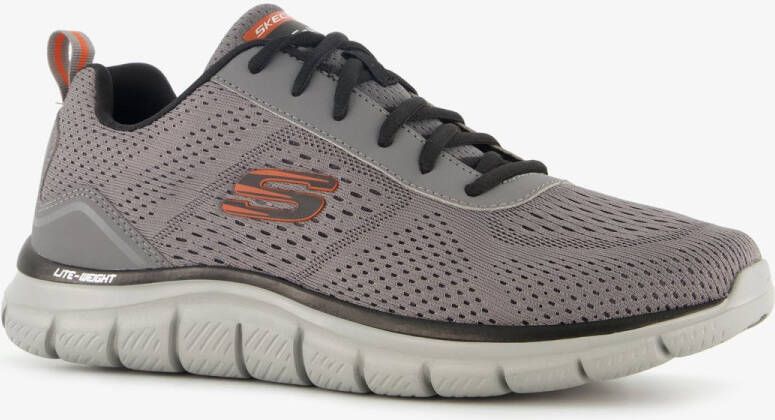 Skechers Slip-on sneakers TRACK-LESHUR Vrijetijdsschoen trainingsschoen instapschoen in materiaalmix