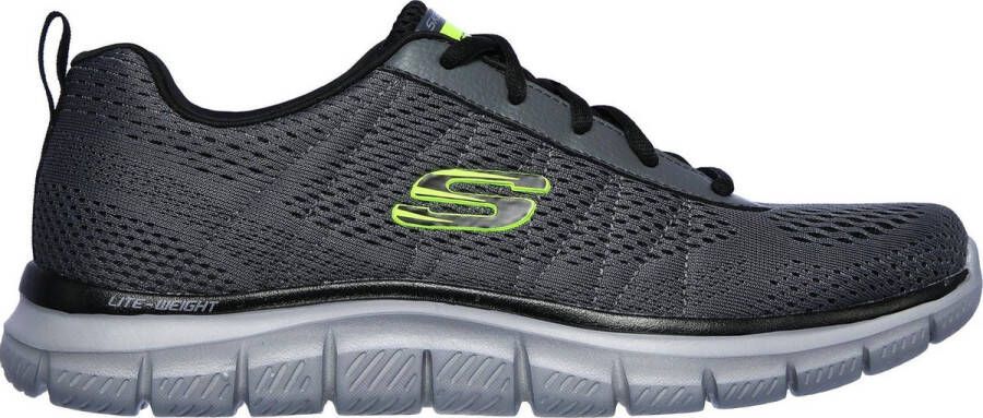 Skechers Track Moulton heren sneakers Grijs Extra comfort Memory Foam