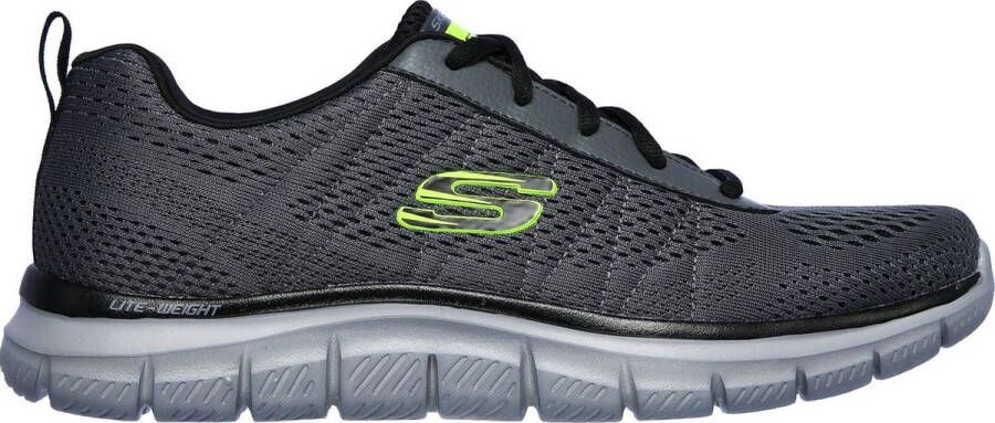 Skechers Track Moulton heren sneakers Grijs Extra comfort Memory Foa