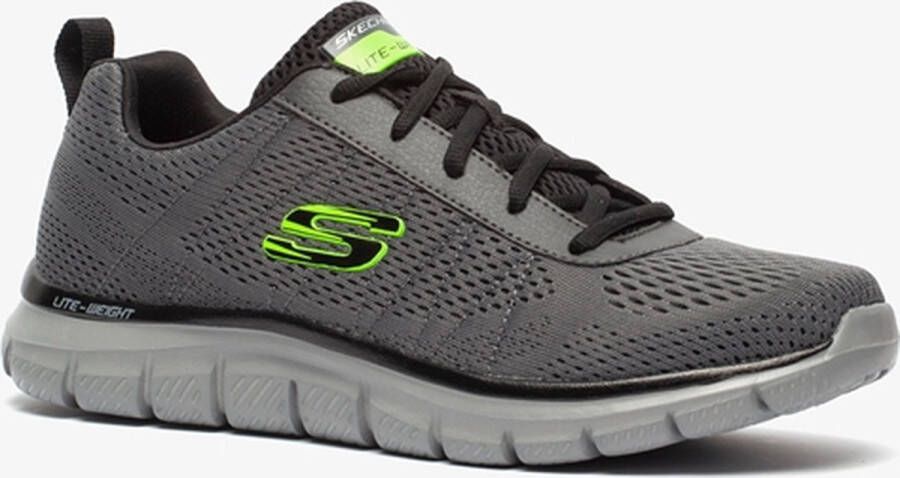 Skechers Track Moulton heren sneakers Grijs Extra comfort Memory Foam