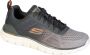 Skechers Track Ripkent 232399-OLV Mannen Grijs Trainingschoenen - Thumbnail 3