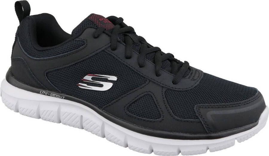 Skechers Track-Scloric 52631-BKRD Mannen Zwart Hardloopschoenen