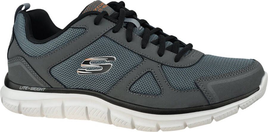 Skechers Track Scloric 52631 CCBK Mannen Grijs Trainingschoenen Hardloopschoenen