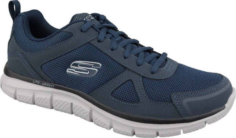 Skechers Track-Scloric 52631-NVY Mannen Marineblauw Hardloopschoenen