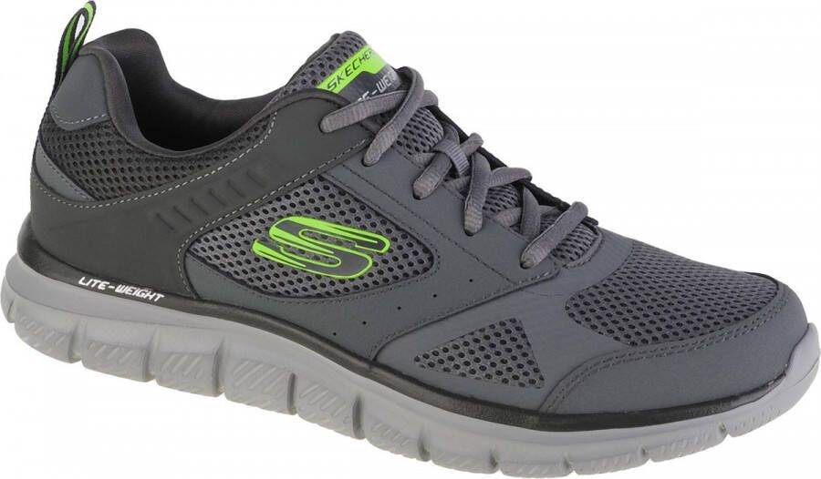 Skechers Track Syntac 232398 CHAR Mannen Grijs Sneakers Sportschoenen