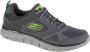 Skechers Track-Syntac 232398-CHAR Mannen Grijs Sneakers Sportschoenen - Thumbnail 1