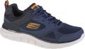 Skechers Track Syntac 232398 NVY Mannen Marineblauw Sneakers Sportschoenen - Blauw