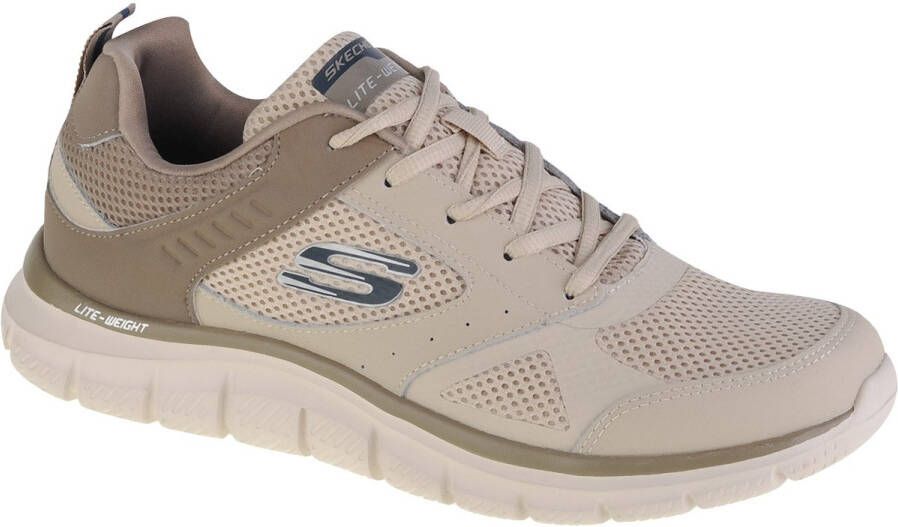 Skechers Track-Syntac Mannen Beige Sneakers