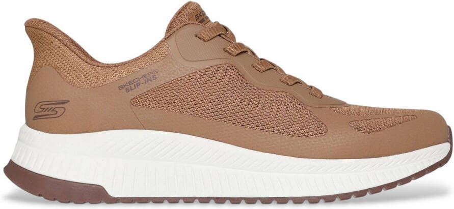 Skechers Slip-on sneakers BOBS SQUAD 4 Trainingsschoen sneaker veterschoen voor gemakkelijk in stappen