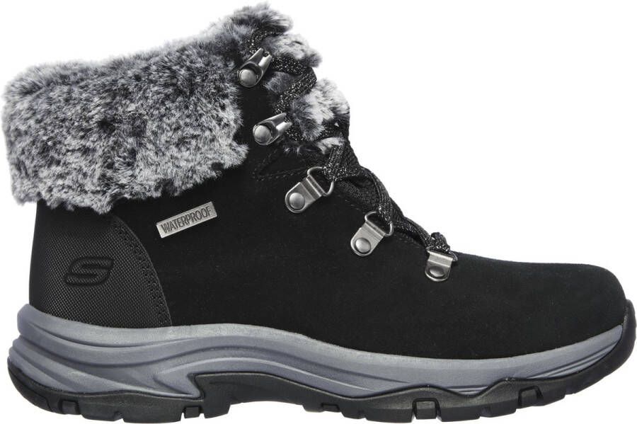 Skechers Glacial Ultra Woodlands zwart grijs winterlaarzen (16677 BKGY)