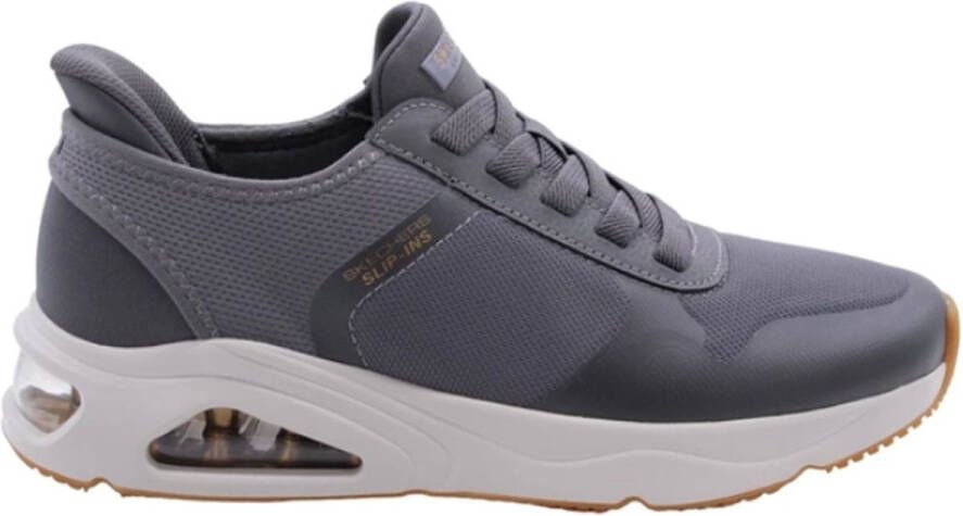 Skechers Tres-Air Uno Necessairy Com Heren Sneakers Grijs