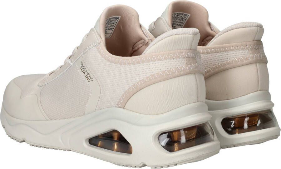 Skechers Tres-Air Uno Easy Steppers Dames Sneakers Gebroken wit