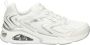 Skechers Trendy witte Airy sneakers met metallic accenten Wit Dames - Thumbnail 1