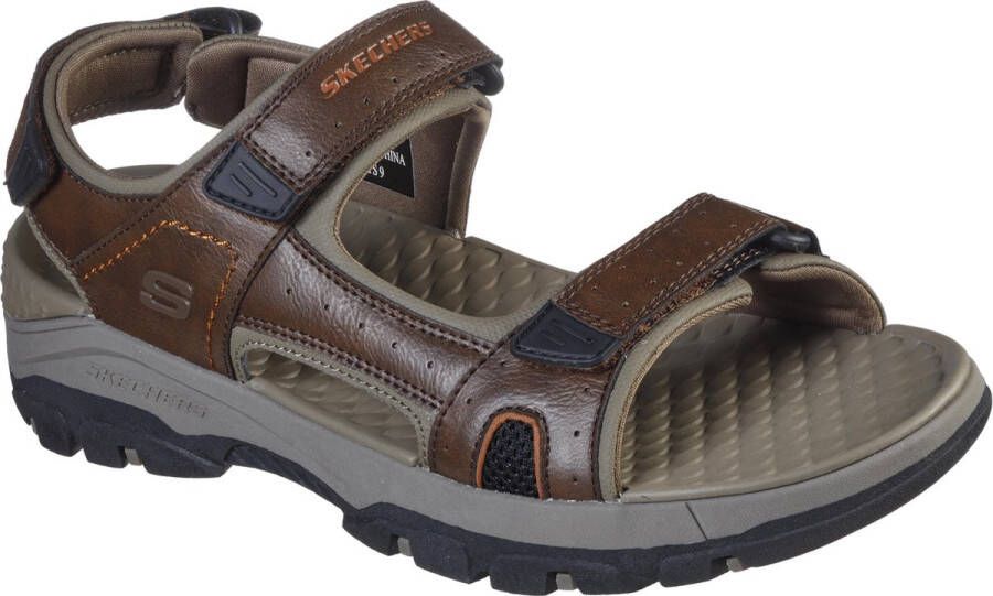 Skechers Tresmen Hirano Heren Sandalen Brown