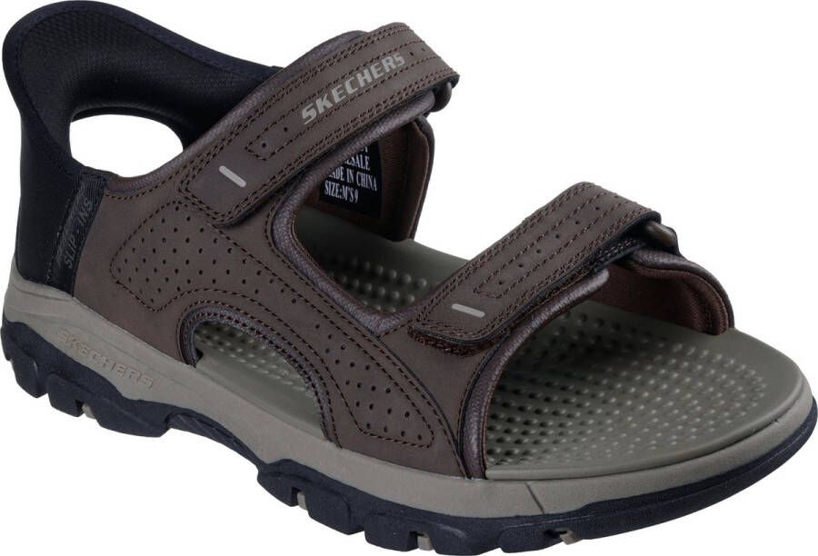 Skechers Slip-ins: Tresmen Reece Sandalen Donkerbruin