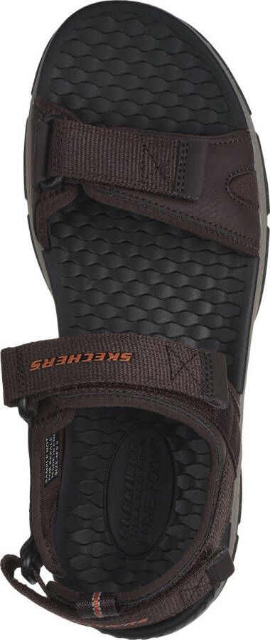 Skechers Tresmen Ryer Heren Slippers Bruin