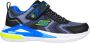 Skechers S Lights Tri-namics Klittenband Sneaker Jongens Zwart Grijs Blauw - Thumbnail 1